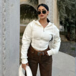 Levant Temperament Slimming Crop Hoodie Sweatshirt For Women - Image 5