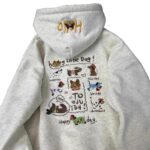 Levant Cute Dachshund Embroidered Hoodie For Women - Image 5